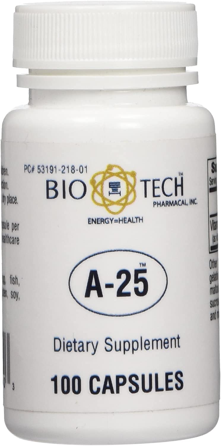 A-25 Vitamin A Palmitate – 100 Capsules for Vision & Immune Support