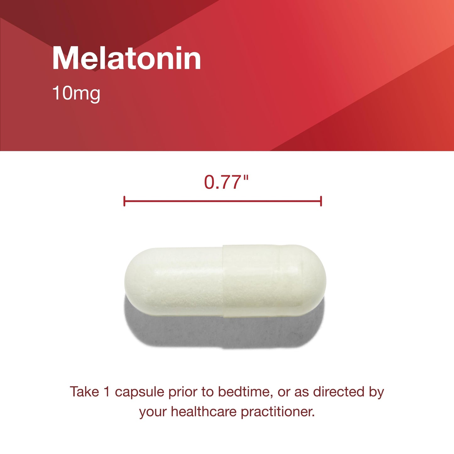 Melatonin Extra Strength 10 mg - Sleep Support for Adults - Kosher & Non-GMO - 100 Veg Caps