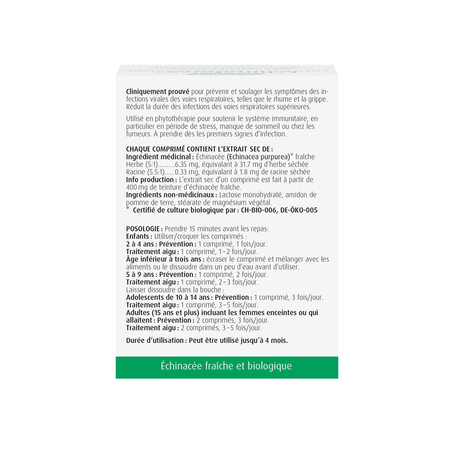 A Vogel Echinaforce 120 CT - Immune Support & Cold Relief
