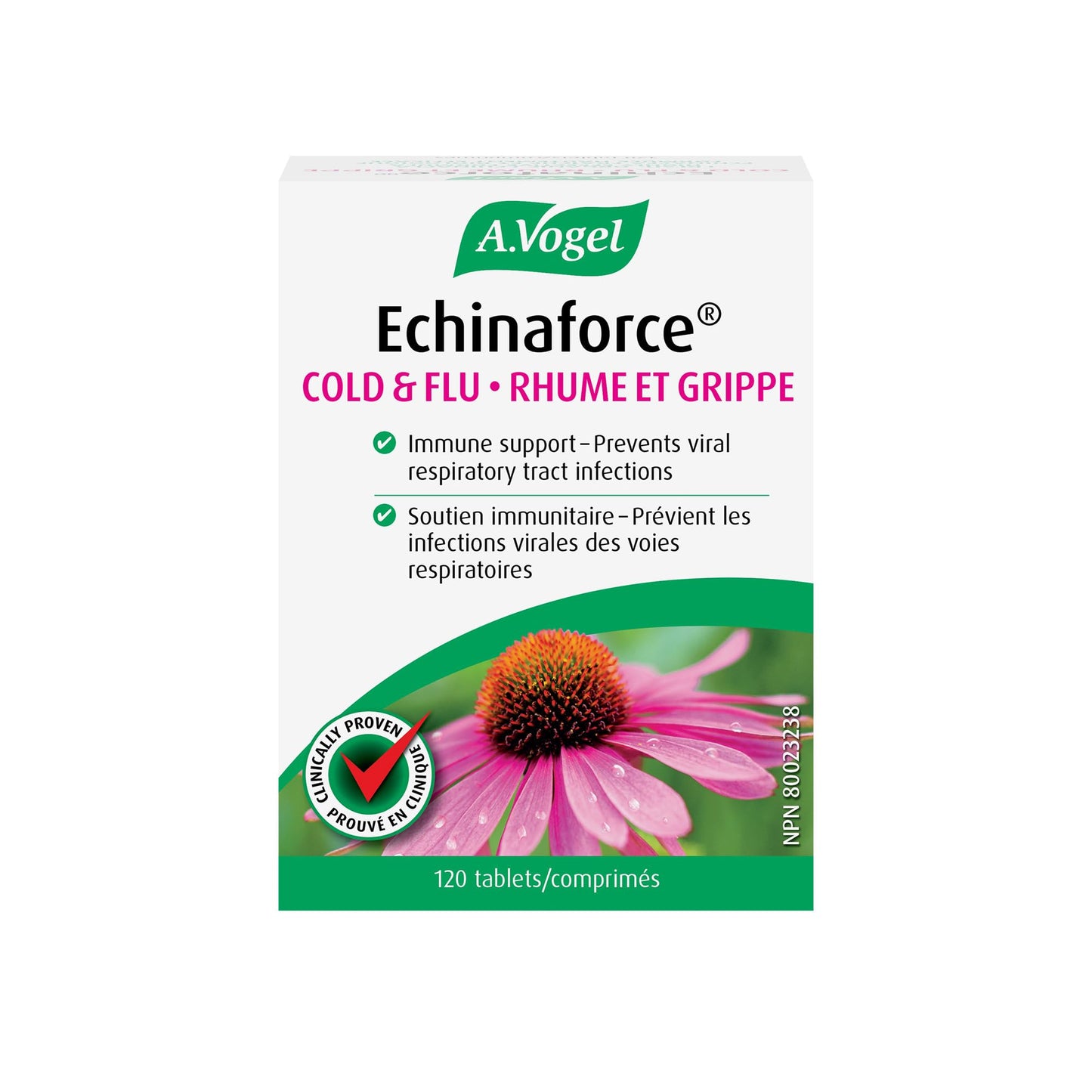 A Vogel Echinaforce 120 CT - Immune Support & Cold Relief