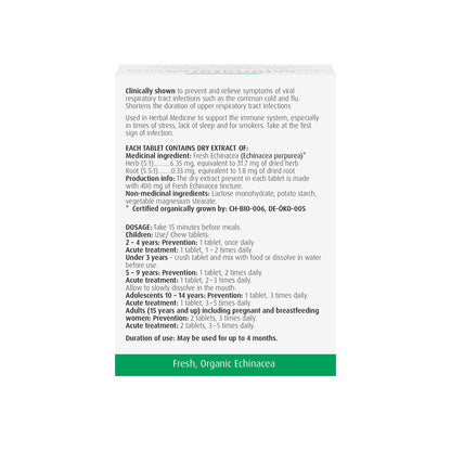 A Vogel Echinaforce 120 CT - Immune Support & Cold Relief