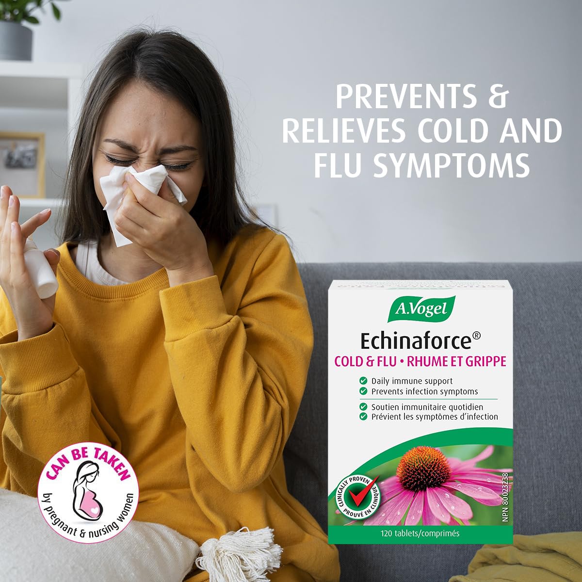 A Vogel Echinaforce 120 CT - Immune Support & Cold Relief