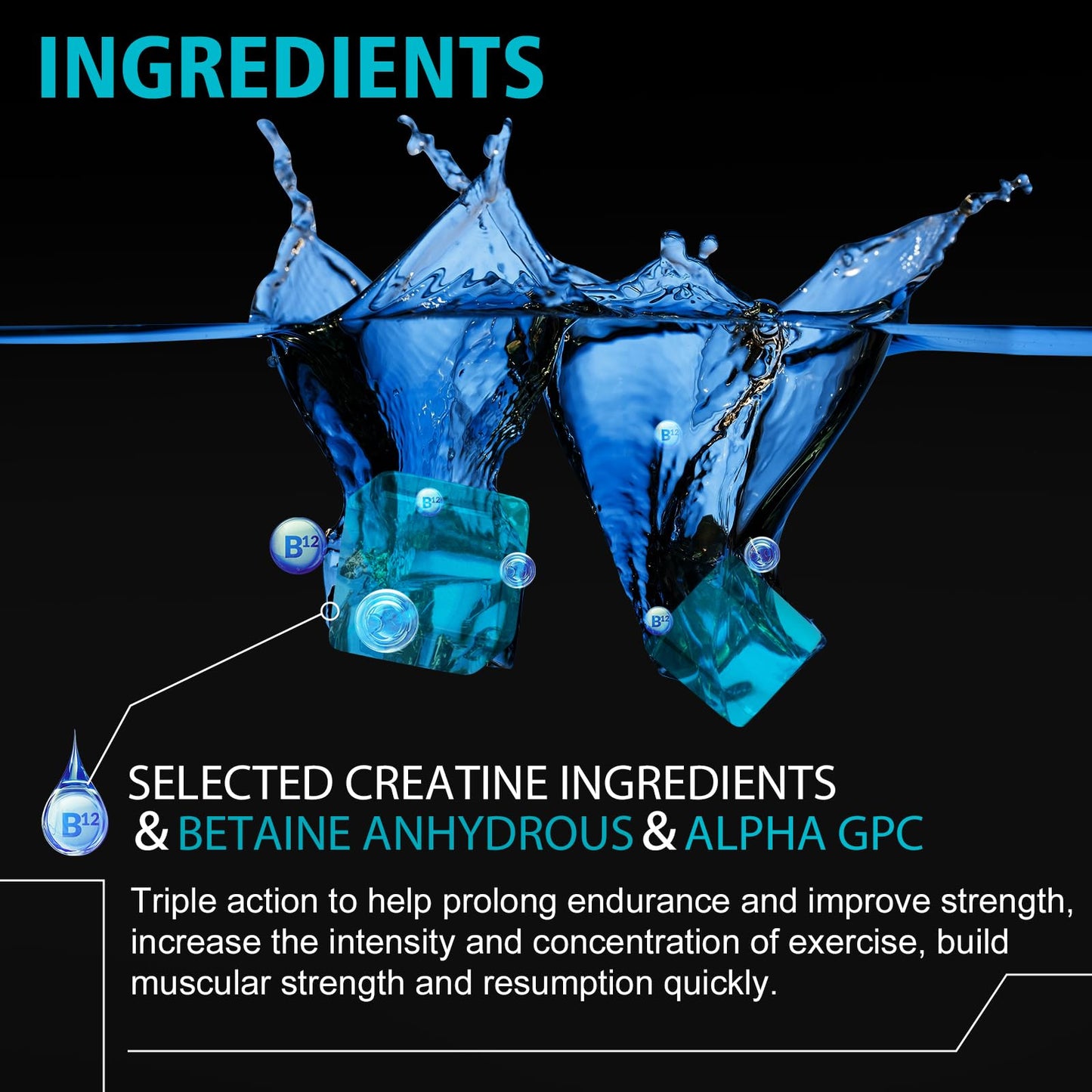 Aavlarla Creatine Monohydrate Gummies – 8000mg per Serving, Vegan, Sugar-Free, Blueberry Flavor, 120 Count