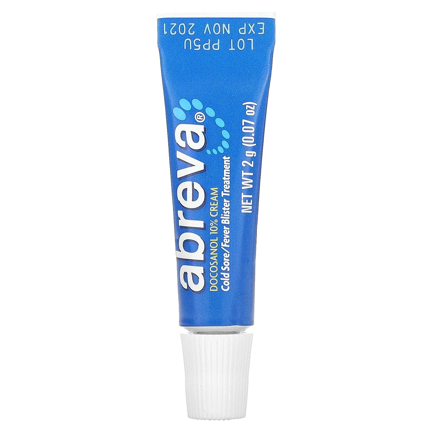 Abreva Cream – Fast-Acting Cold Sore Treatment (On-The-Go Tube)