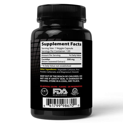 Absonutrix Fucoidan – Pure Brown Seaweed Extract (Laminaria Japonica) 120 Capsules