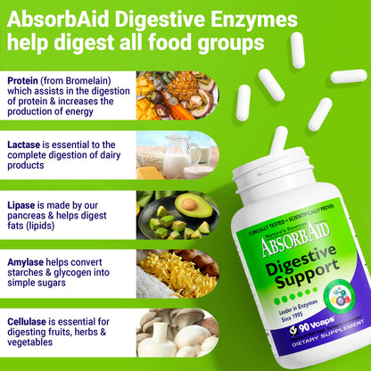Nature's Sources AbsorbAid Digestive Support - 90 Vcaps