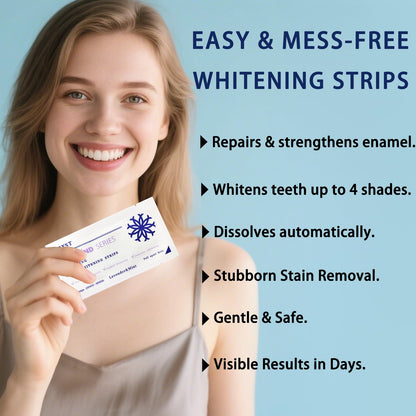 ABYST Diamond Dissolving Teeth Whitening Strips – Enamel-Safe, 44Ct