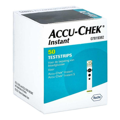 Accu-Chek Instant Test Strips – 50 Pack for Quick Glucose Readings