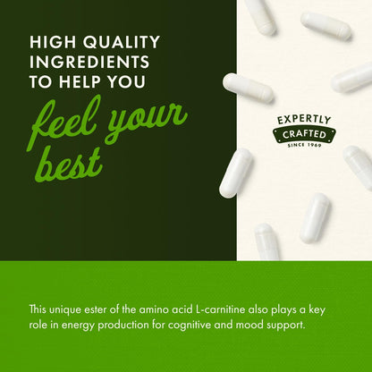 Acetyl L-Carnitine 500 mg 100 Caps by Swanson Premium