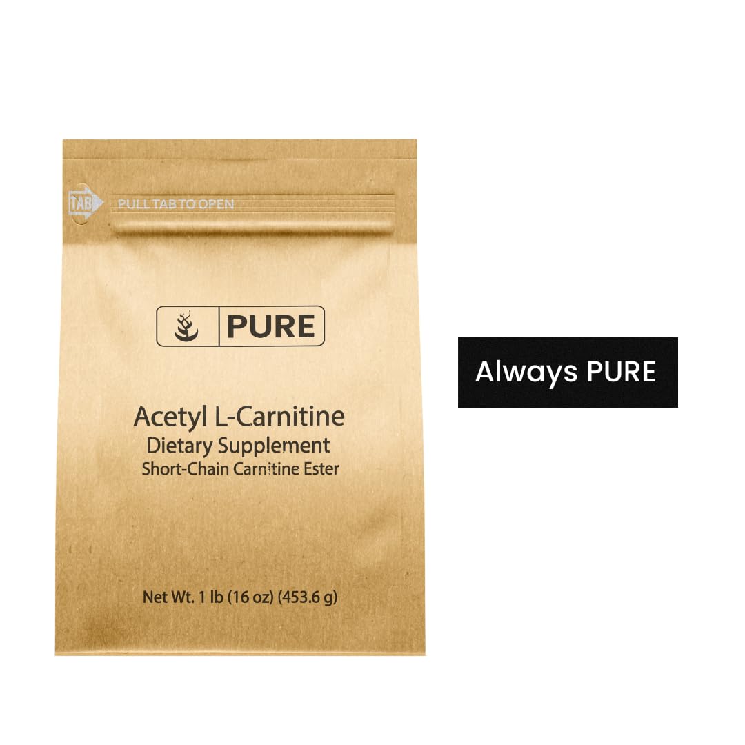 Pure Original Acetyl L-Carnitine (ALCAR) Powder 1 lb | Pure Ingredients