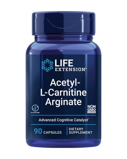 Life Extension Acetyl-L-Carnitine Arginate – Brain & Nerve Health, 90 Capsules