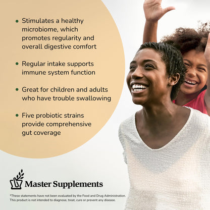 Master Supplements Granular Theralac – Multi-Strain Probiotic Powder, 1.05 oz (Pack of 2)