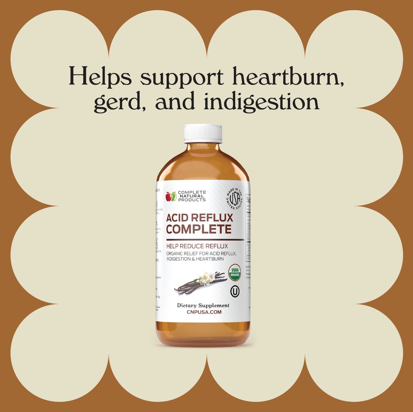 Acid Reflux Complete 8oz – Organic Liquid Heartburn Relief | Complete Natural Products