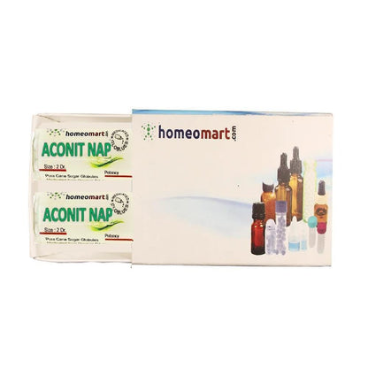 Aconite Napellus Homeopathy Pellets 1M Potency – Pack of 2 | HomeoMart
