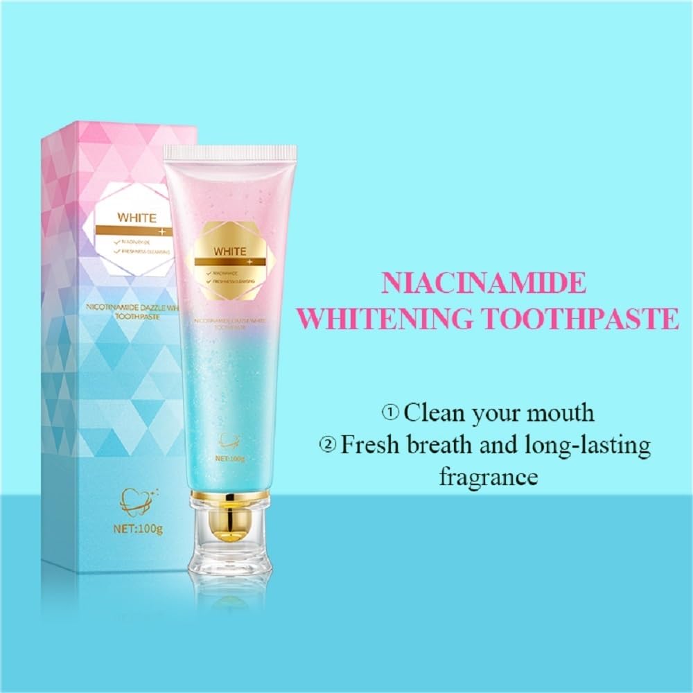 Niacinamide Whitening Toothpaste – Deep Stain Removal, Gum Health