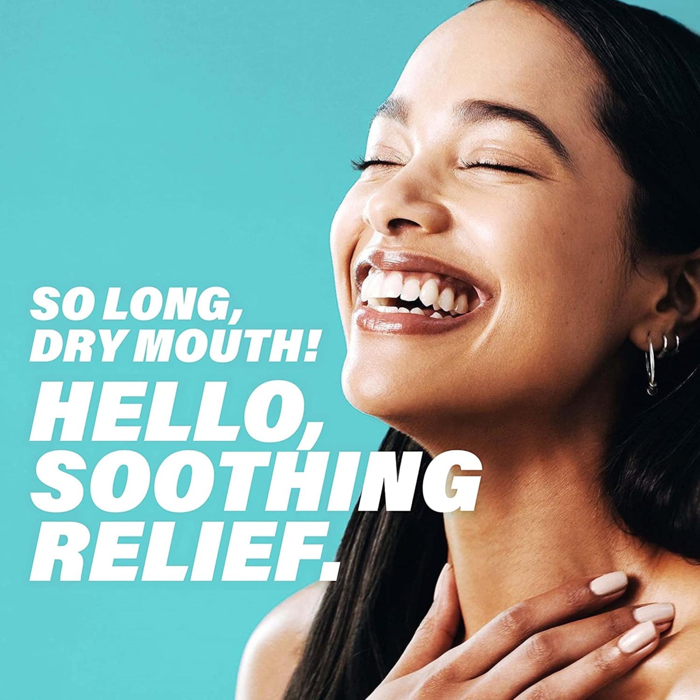 ACT Dry Mouth Lozenges Mint with Xylitol – 18 Count, Pack of 4