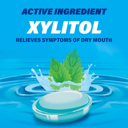 ACT Dry Mouth Lozenges with Xylitol – Soothing Mint (18 Lozenges)