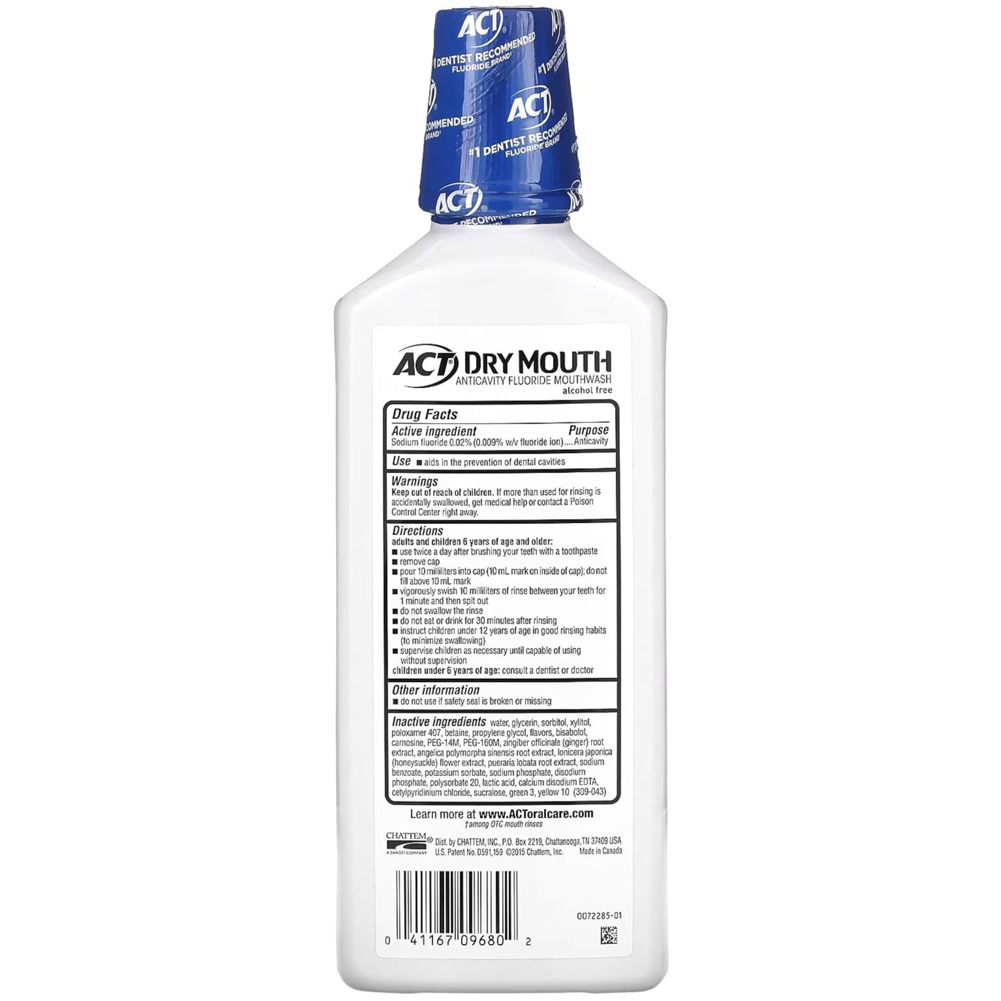 Act Tot Care Dry Mouth Rn 18z – Dry Mouth Relief Mouth Rinse