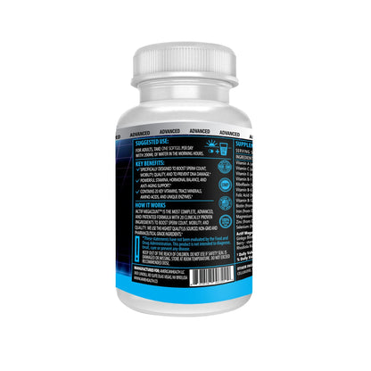 ACTIF MegaCount for Men - Maximum Fertility Support & Sperm Count Booster | 90 Softgels, USA Made, Non-GMO