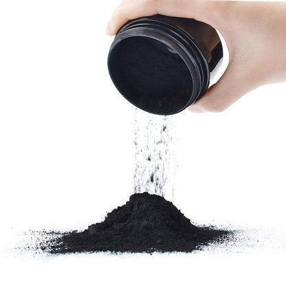 2-Pack Activated Charcoal Teeth Whitening Powder with Bamboo Brush | Coconut Charcoal