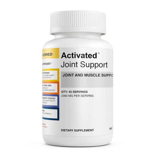 Activated Joint Support – Glucosamine Chondroitin MSM & Green-Lipped Mussel (90 ct) BritishVita | Premium UK Vitamins & Wellness Supplements