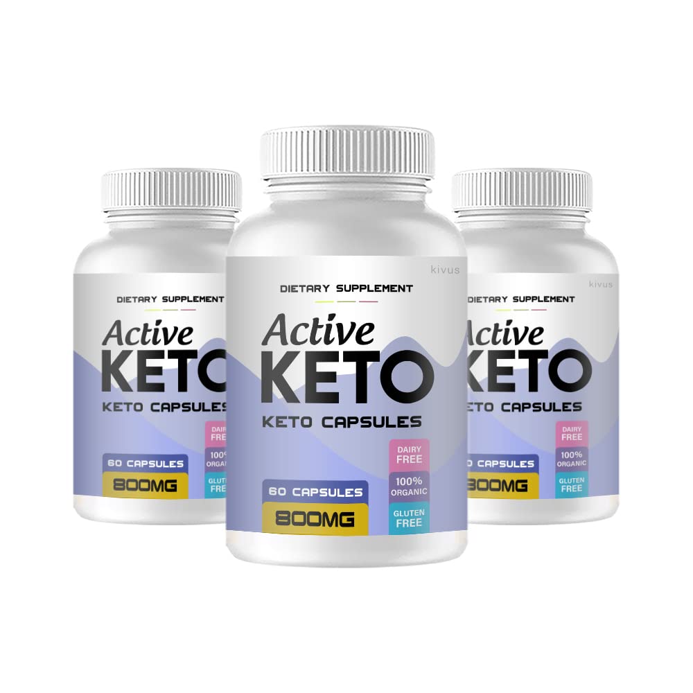 Active Keto Capsules (3 Pack, 180 Capsules) – Keto Supplement | Active Keto