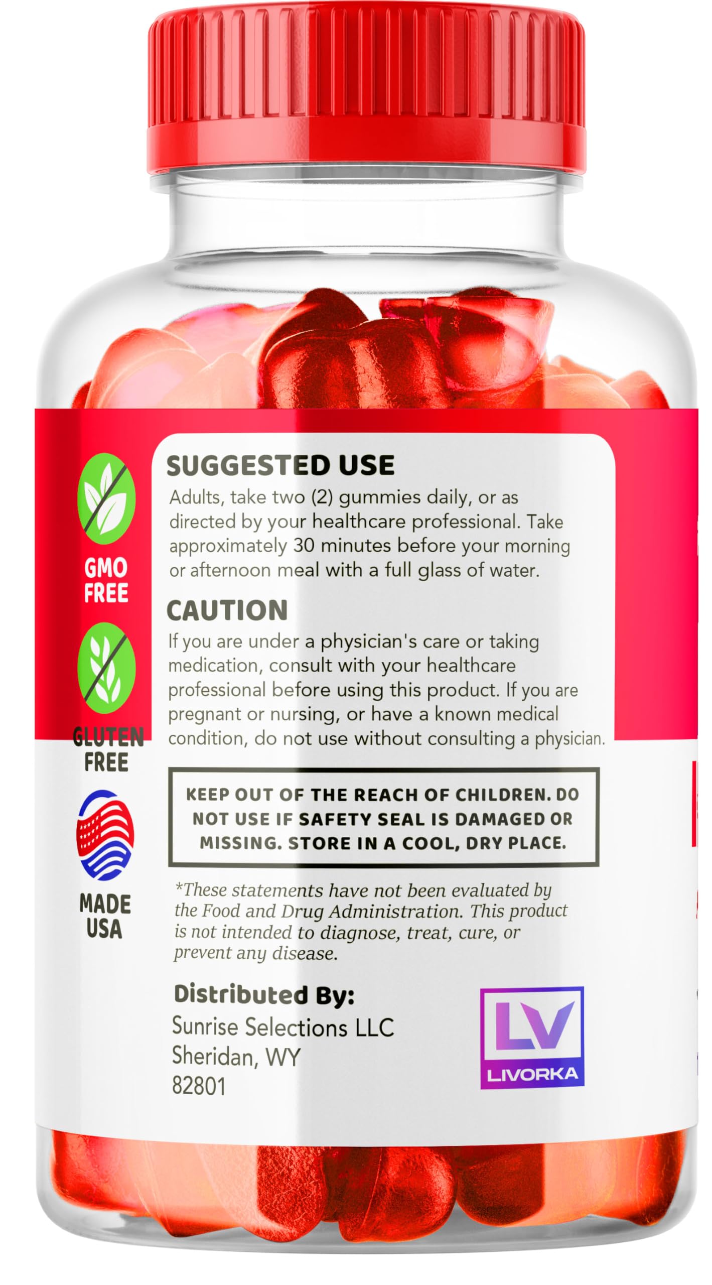 (2 Pack) ActivLife Keto ACV Gummies - Advanced Weight Loss