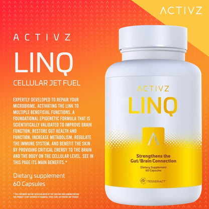 ACTIVZ LINQ Epigenetic Formula for Brain, Gut, Skin & Immunity - 60 Caps