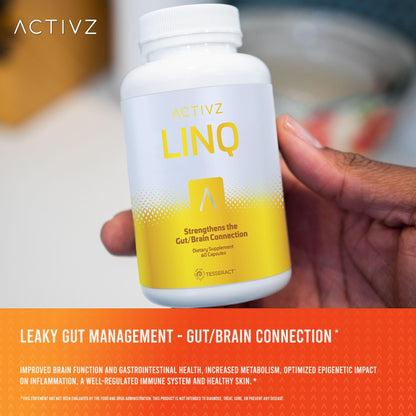 ACTIVZ LINQ Epigenetic Formula for Brain, Gut, Skin & Immunity - 60 Caps