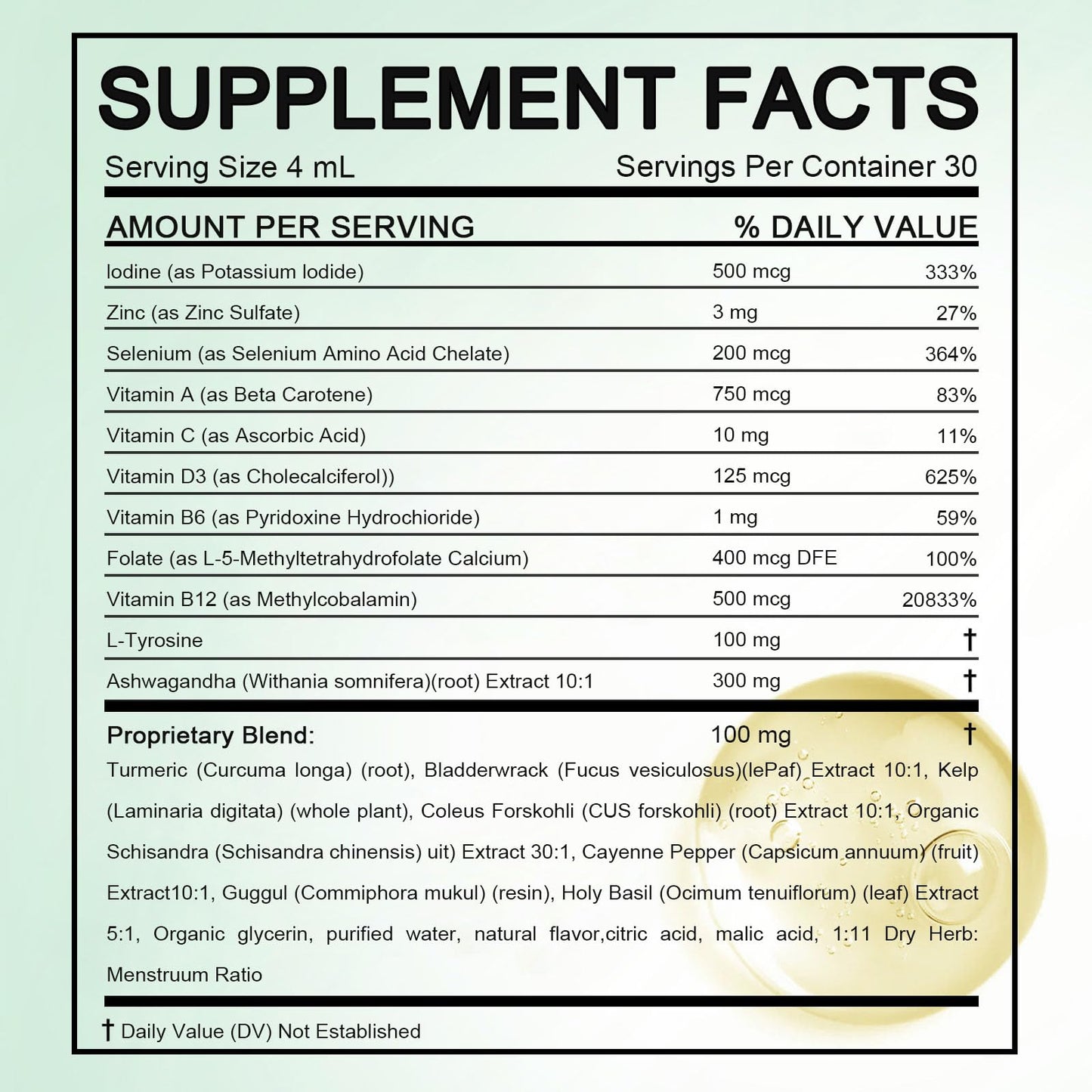 Actora Thyroid Support Liquid Drops – Berry Drop for Hormone Balance & Energy 120ml