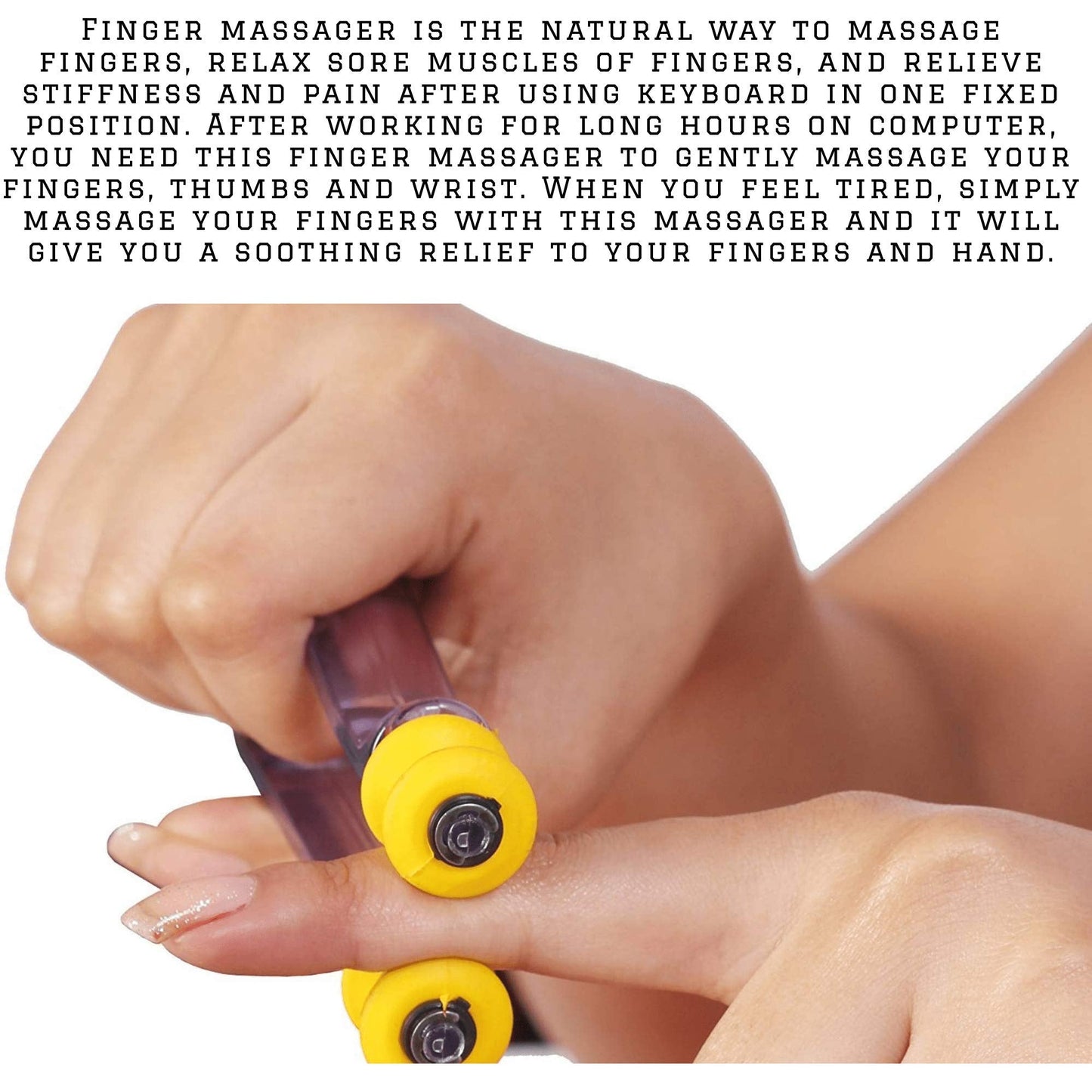 Acupressure Massage Tools Kit – Full Body Pain Relief | Finger Massager & Sujok Ring Set