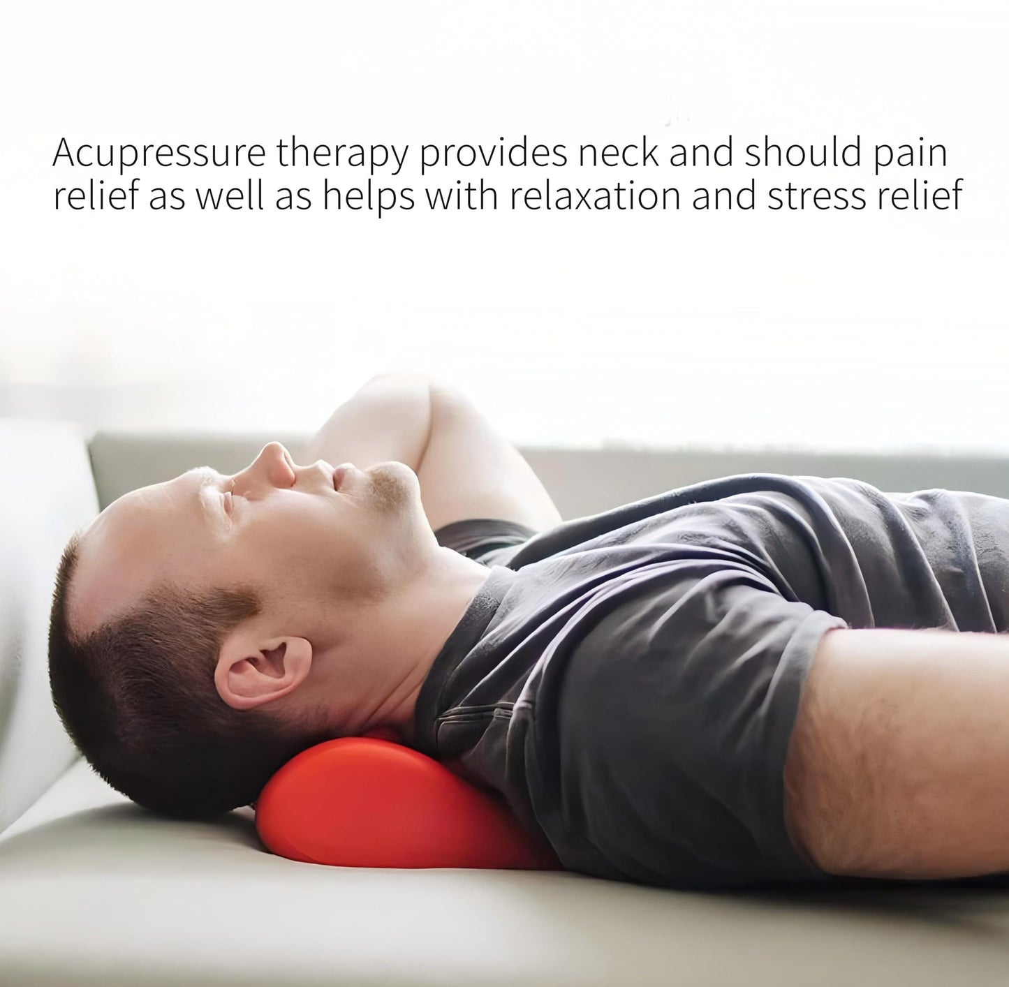 Acupressure Neck Pain Relief Pillow | Cervical Traction Device & Muscle Tension Relief