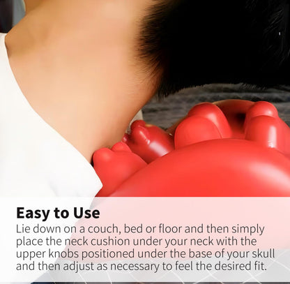 Acupressure Neck Pain Relief Pillow | Cervical Traction Device & Muscle Tension Relief