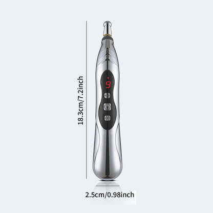 Acupuncture Pen – 9 Intensity Levels 5-in-1 Electric Pain Relief & Meridian Massage