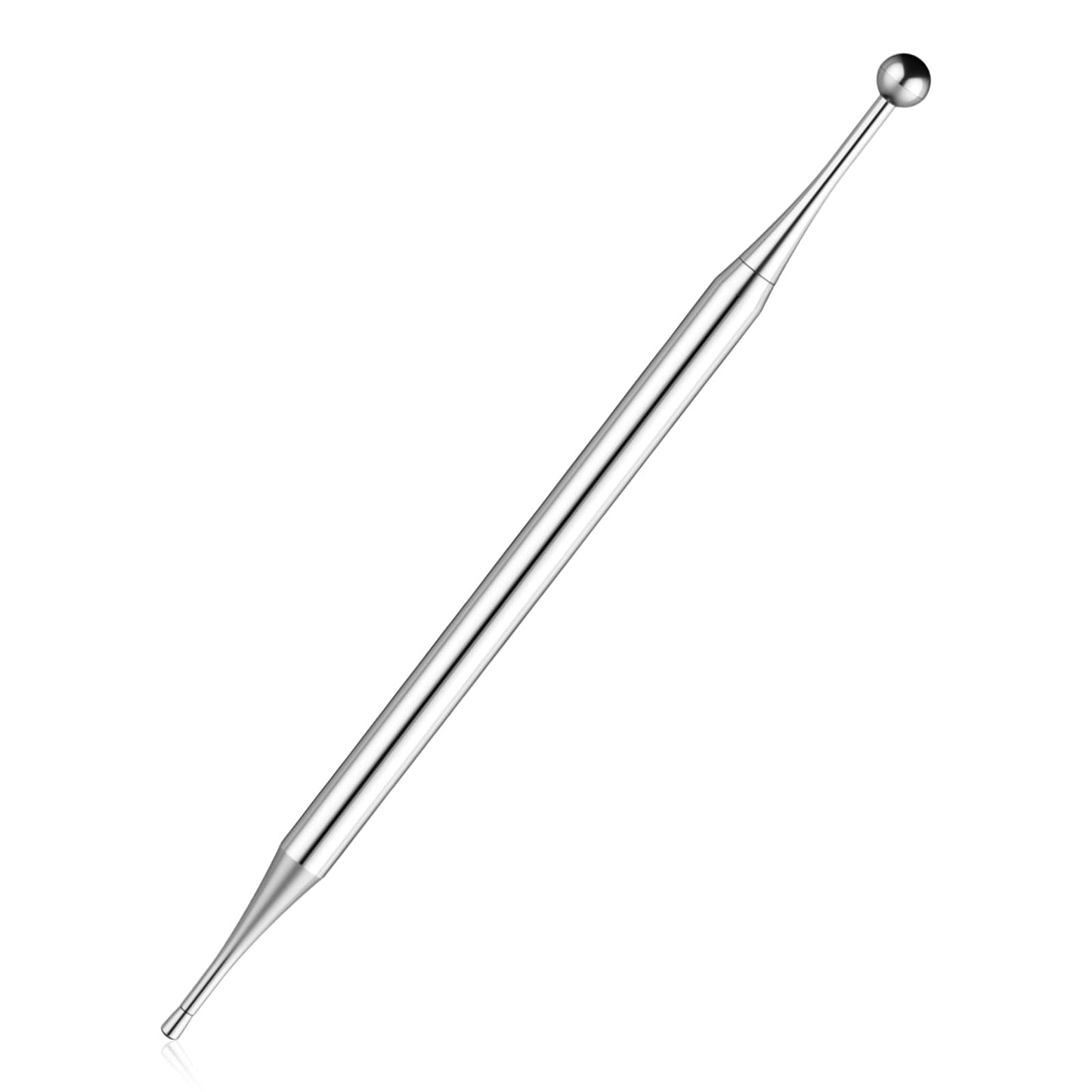 Acupuncture Pens Dual Head Facial Reflexology Tool – Stainless Steel 5.1in