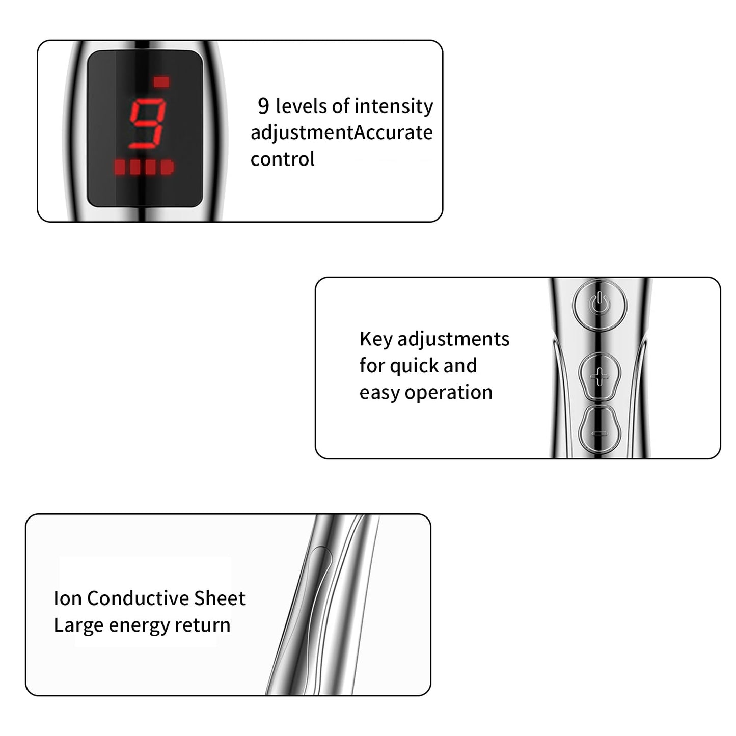 Acupuncture Pen – 9 Intensity Levels 5-in-1 Electric Pain Relief & Meridian Massage
