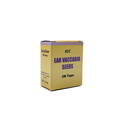 Acuzone Ear Vaccaria Seed (100pcs per Box) – 2 mm Natural Ear Seeds with 3M Tape