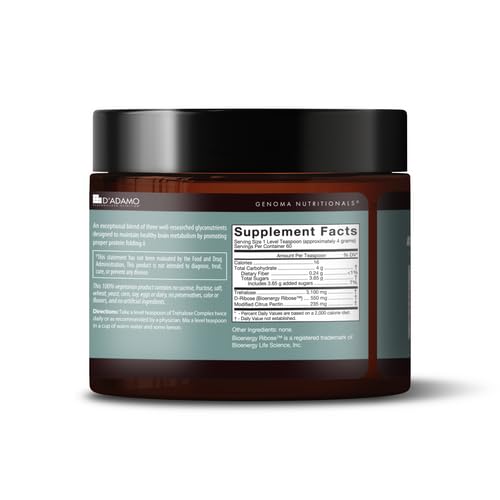 D'Adamo Genoma Nutritionals Trehalose Complex – 240g | Glyconutrient Supplement