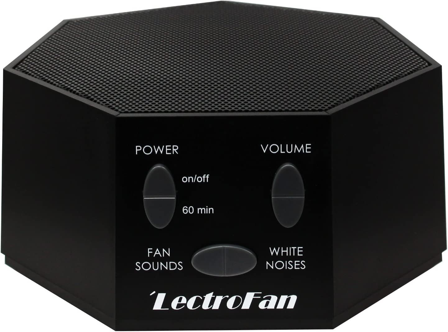 LectroFan Classic White Noise Machine by Adaptive Sound Technologies – Compact, Non-Looping Sounds for Sleep, Travel, and Study