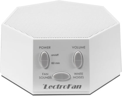 LectroFan Classic White Noise Machine by Adaptive Sound Technologies – Compact Sleep Sound Machine