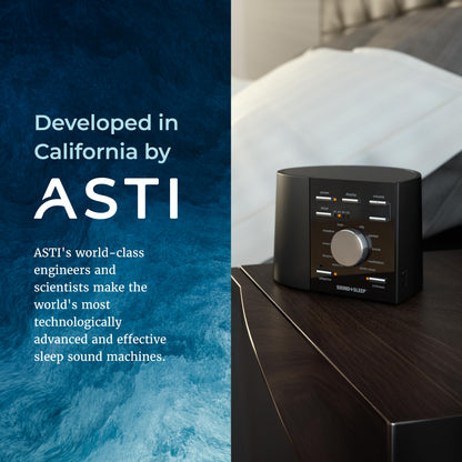 Sound+Sleep High Fidelity Sleep Sound Machine by Adaptive Sound Technologies — 30 Non-Looping Nature Sounds & Sleep Timer