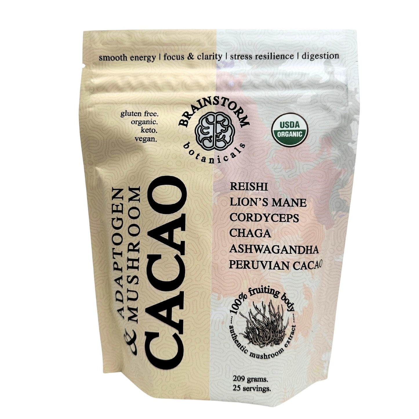 Adaptogen & Mushroom Cacao – Organic Cacao with Mushroom Extracts