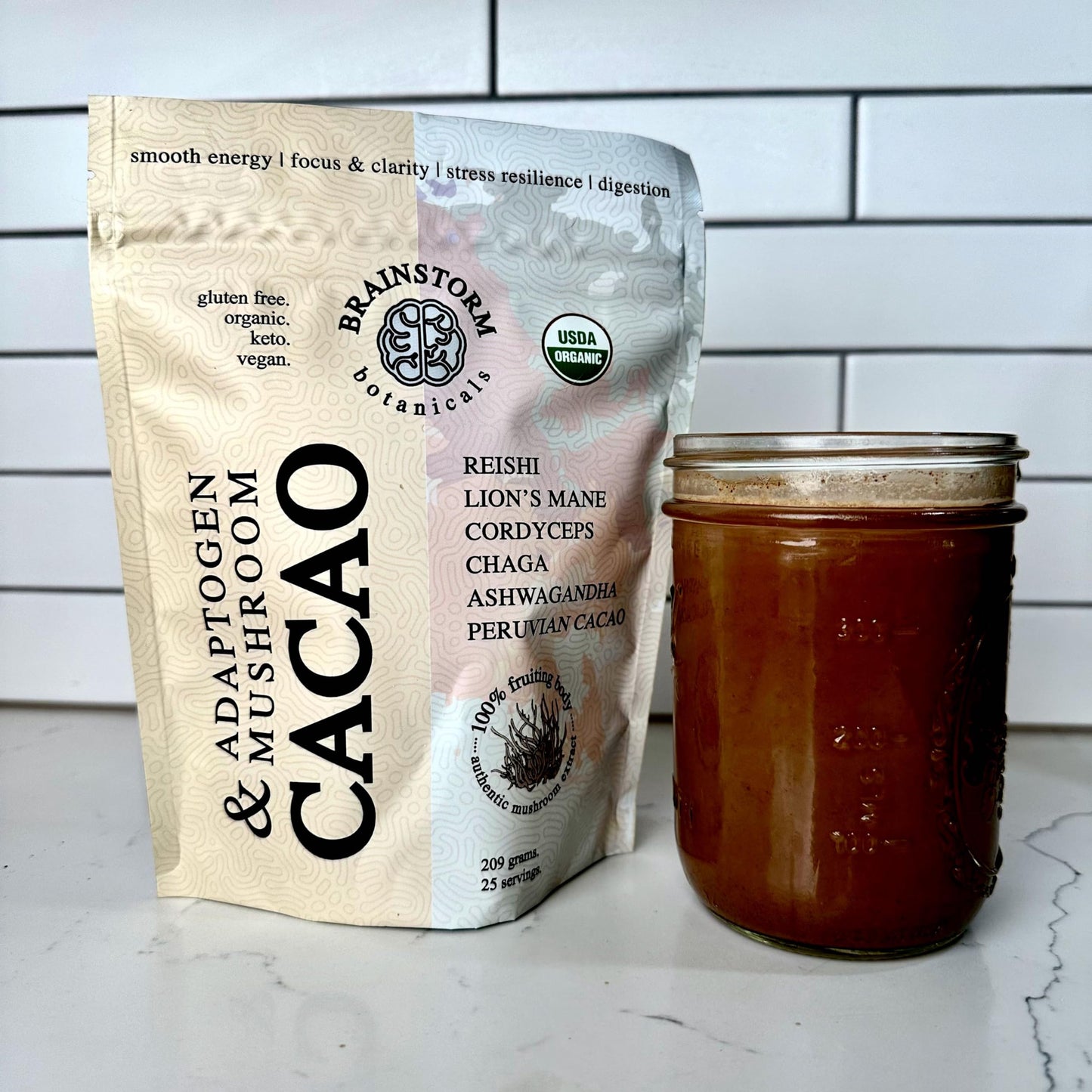 Adaptogen & Mushroom Cacao – Organic Cacao with Mushroom Extracts