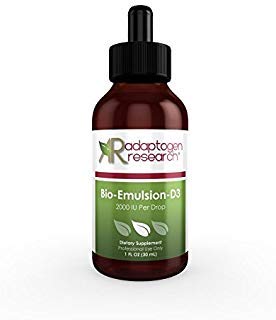 Adaptogen Research - Bio-Emulsion-D3 - 2000IU Per Drop Emulsified Liquid Vitamin D - 1fl oz BritishVita | Premium UK Vitamins & Wellness Supplements