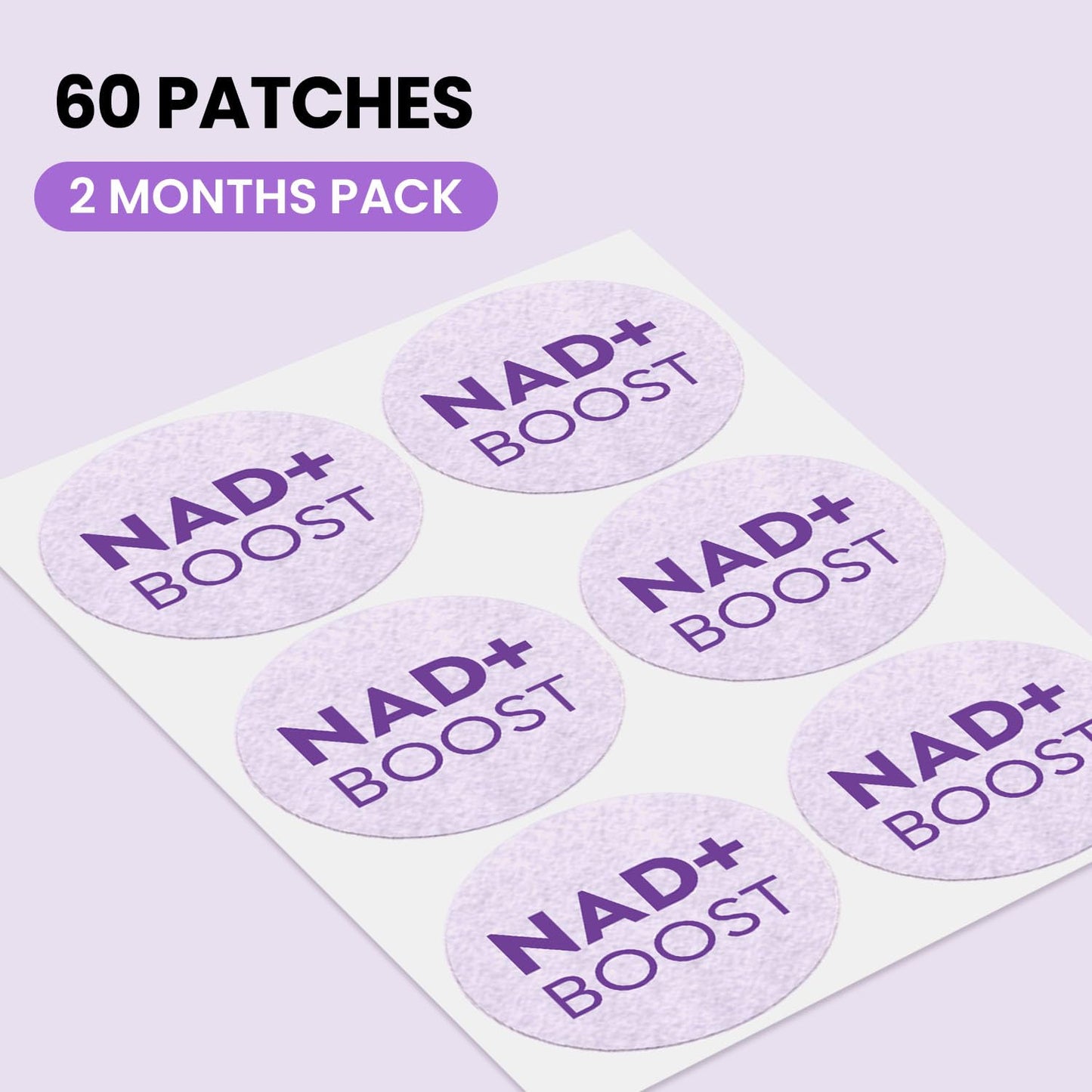 Adellina NAD+ Patches for Women 60 Count - Advanced NMNH Nicotinamide CoQ10 2 Months Pack