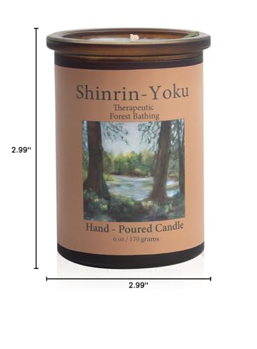 ADK Shinrin Yoku Scented Candle – 10 oz Soy Wax, Made in USA | Adirondack Fragrance & Flavor Farm