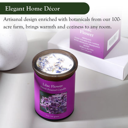 ADK Lilac Scented Candle – 10 oz Natural Soy Wax, Poured in the USA
