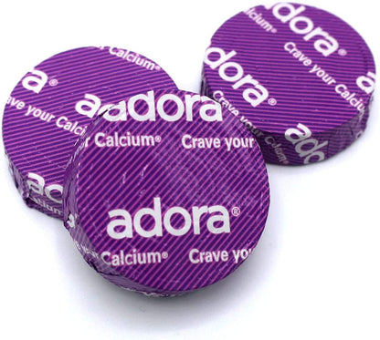Adora Calcium Supplement Dark Chocolate – 30 ct (Pack of 6)