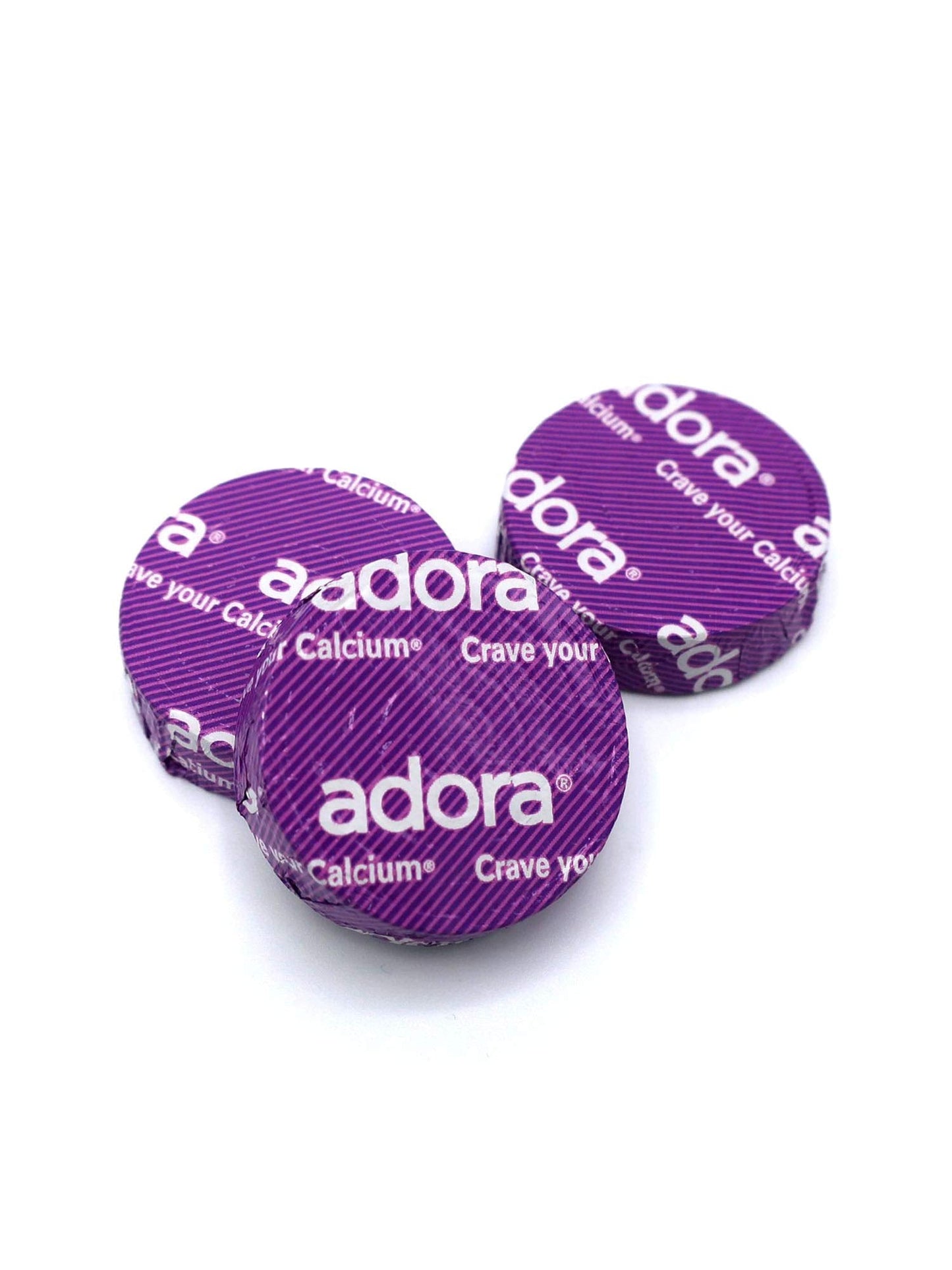 Adora Calcium Supplement Disk – Organic Dark Chocolate, 30 Count | 500 mg Calcium