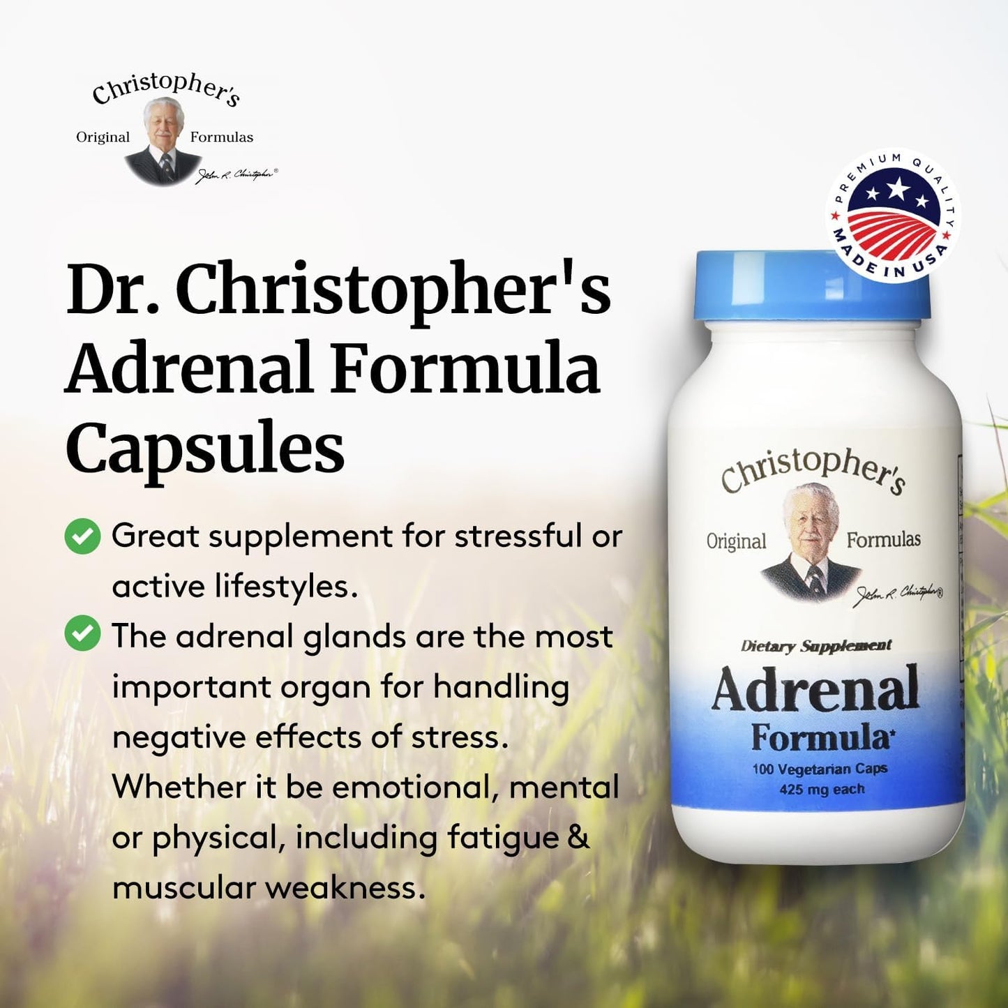 Christopher's Original Formulas Adrenal Formula – Stress & Adrenal Health